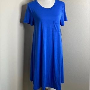 XL Royal Blue Carly Lularoe Hi- Low Swing dress